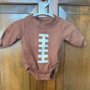 Carter's Brown Football Bodysuit
